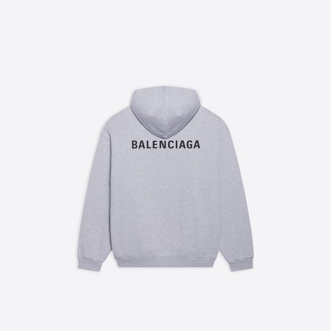 Men's Logo Hoodie Medium Fit in Grey/black - 2