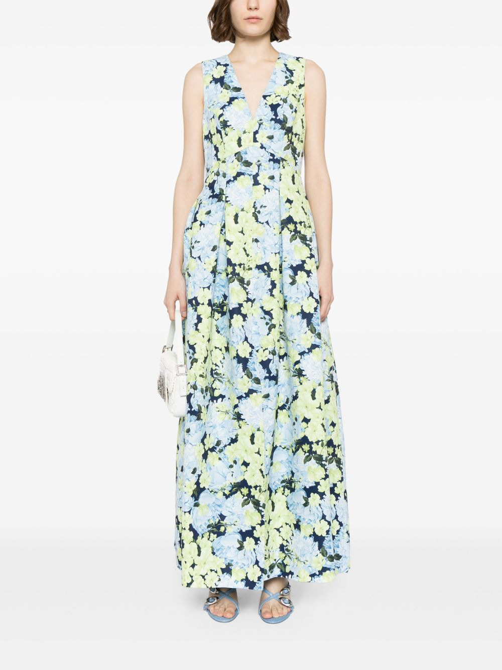 Brooke floral-print gown - 2