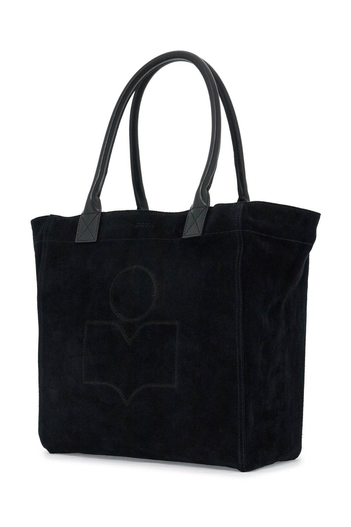 SMALL SUEDE TOTE BAG YENKY IN LEATHER - 3