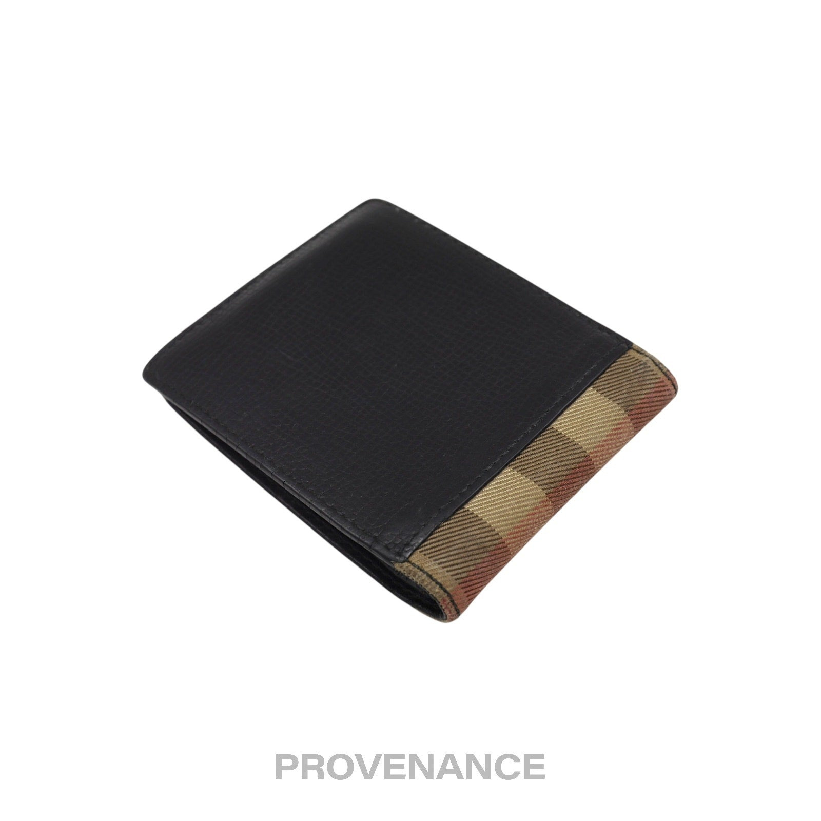 Burberry Bifold Wallet - Nova Check Navy Leather - 3