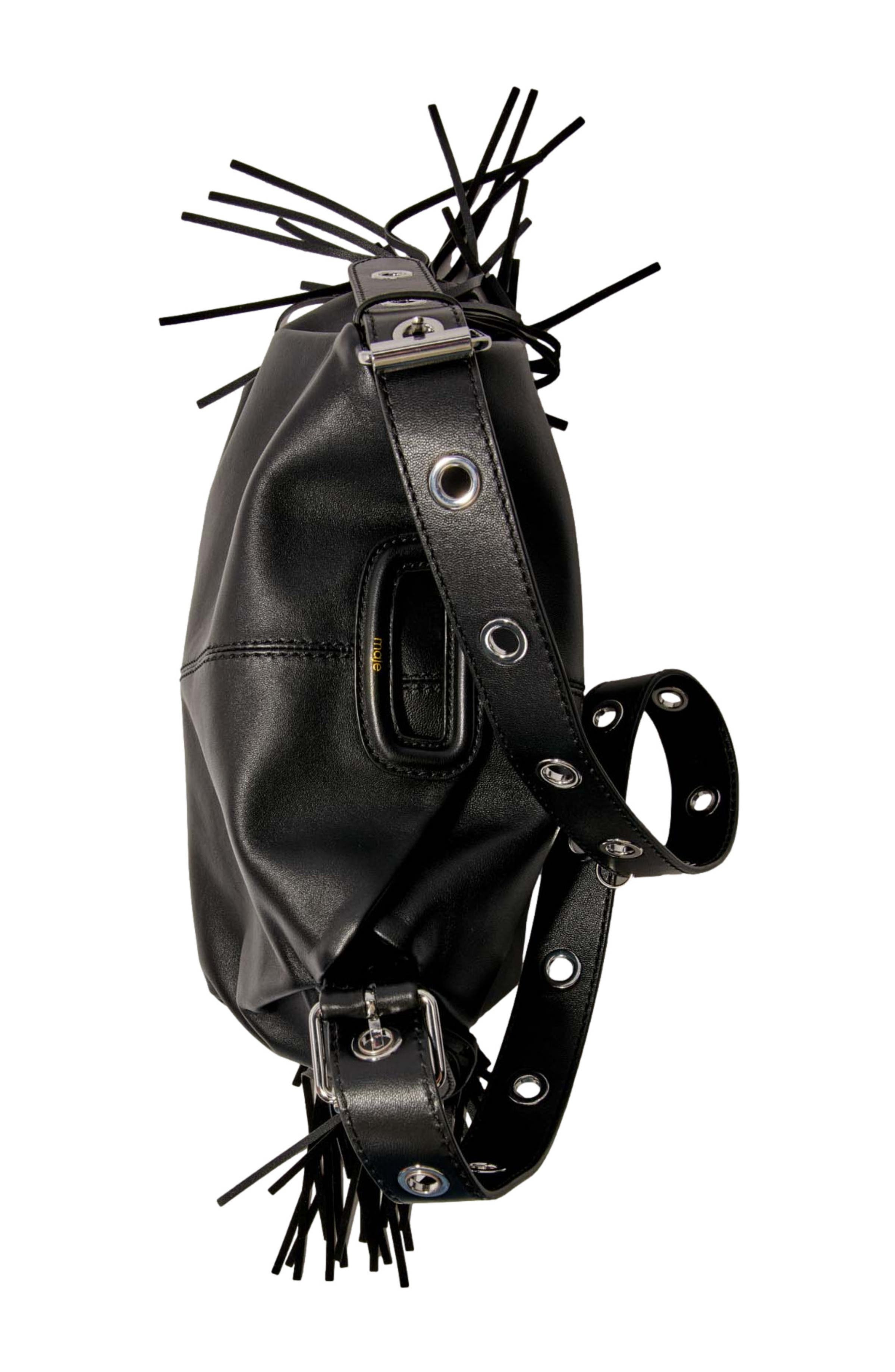 maje Smooth leather Miss M bag in Black at Nordstrom - 6