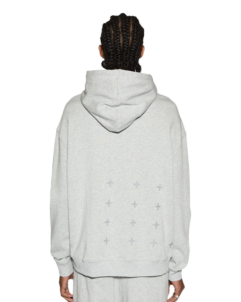 Ksubi 4 X 4 BIGGIE HOODIE GREY MARLE outlook