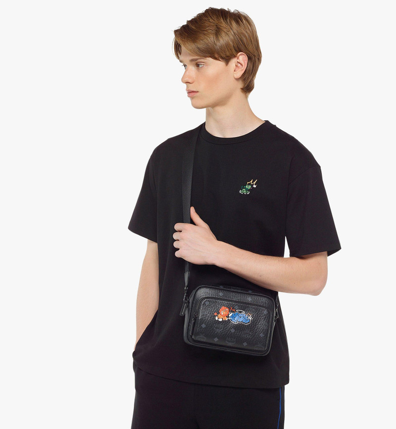 MCM Haru, Henry, Kaiser Aren Crossbody in Visetos outlook