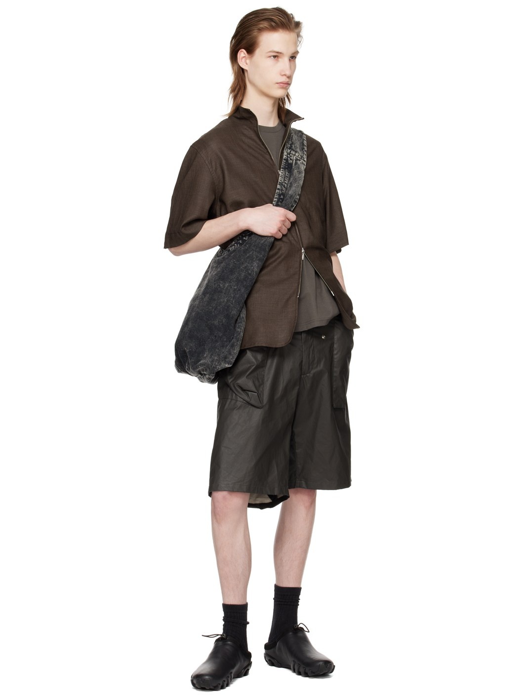 OMAR AFRIDI Other 24SS Flap Woven Pure Dyed Cotton Bottom