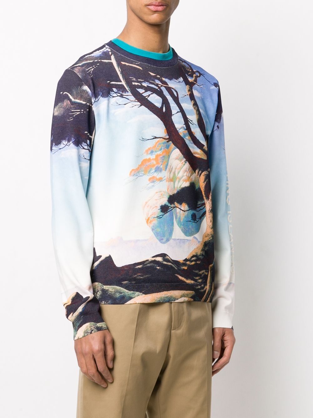 floating island print sweatshirt - 3