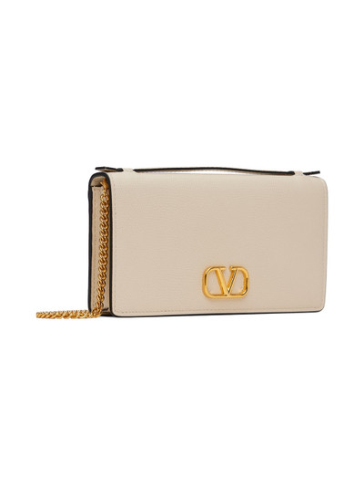 Valentino Off-White VLogo Signature Grainy Calfskin Bag outlook