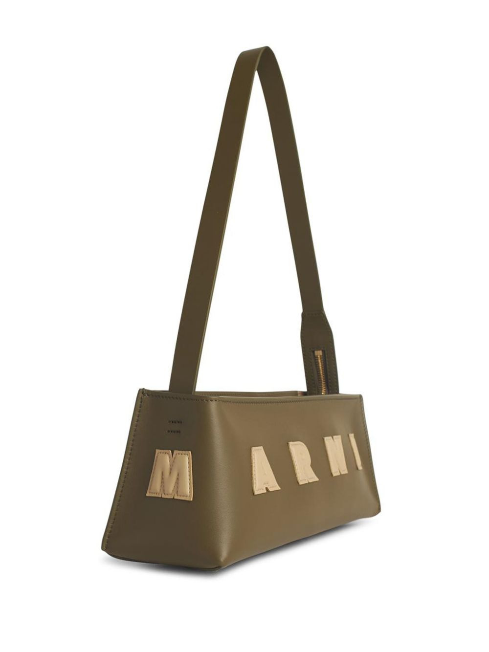 logo-plaque shoulder bag - 3