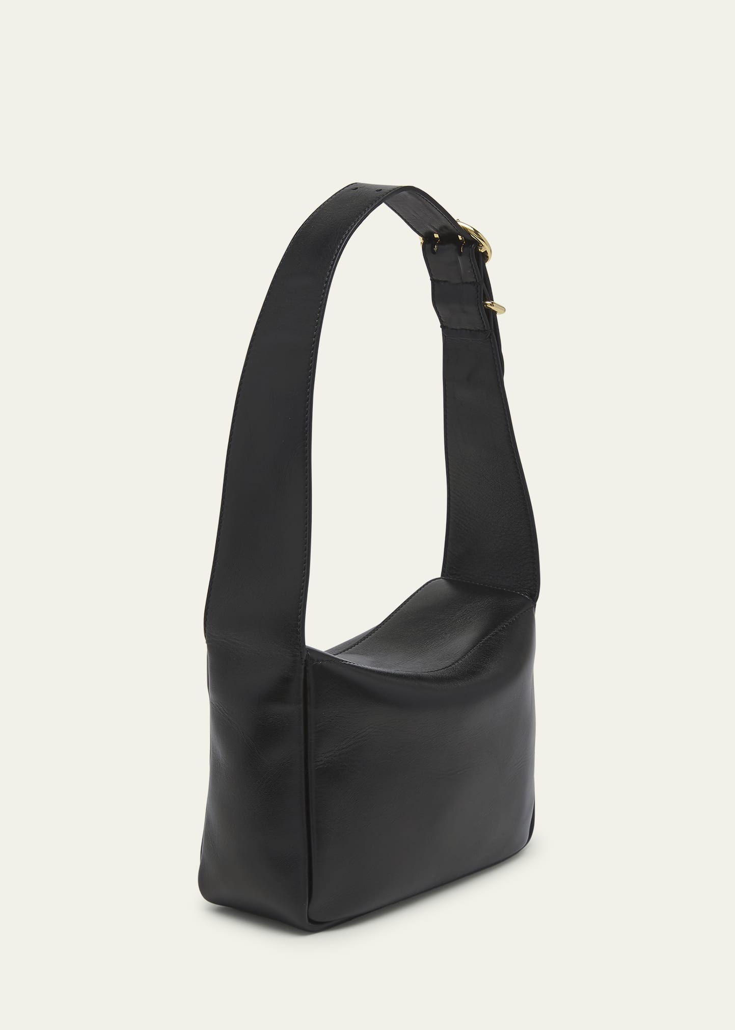 XS Fold-Over Flap Leather Shoulder Bag - 2