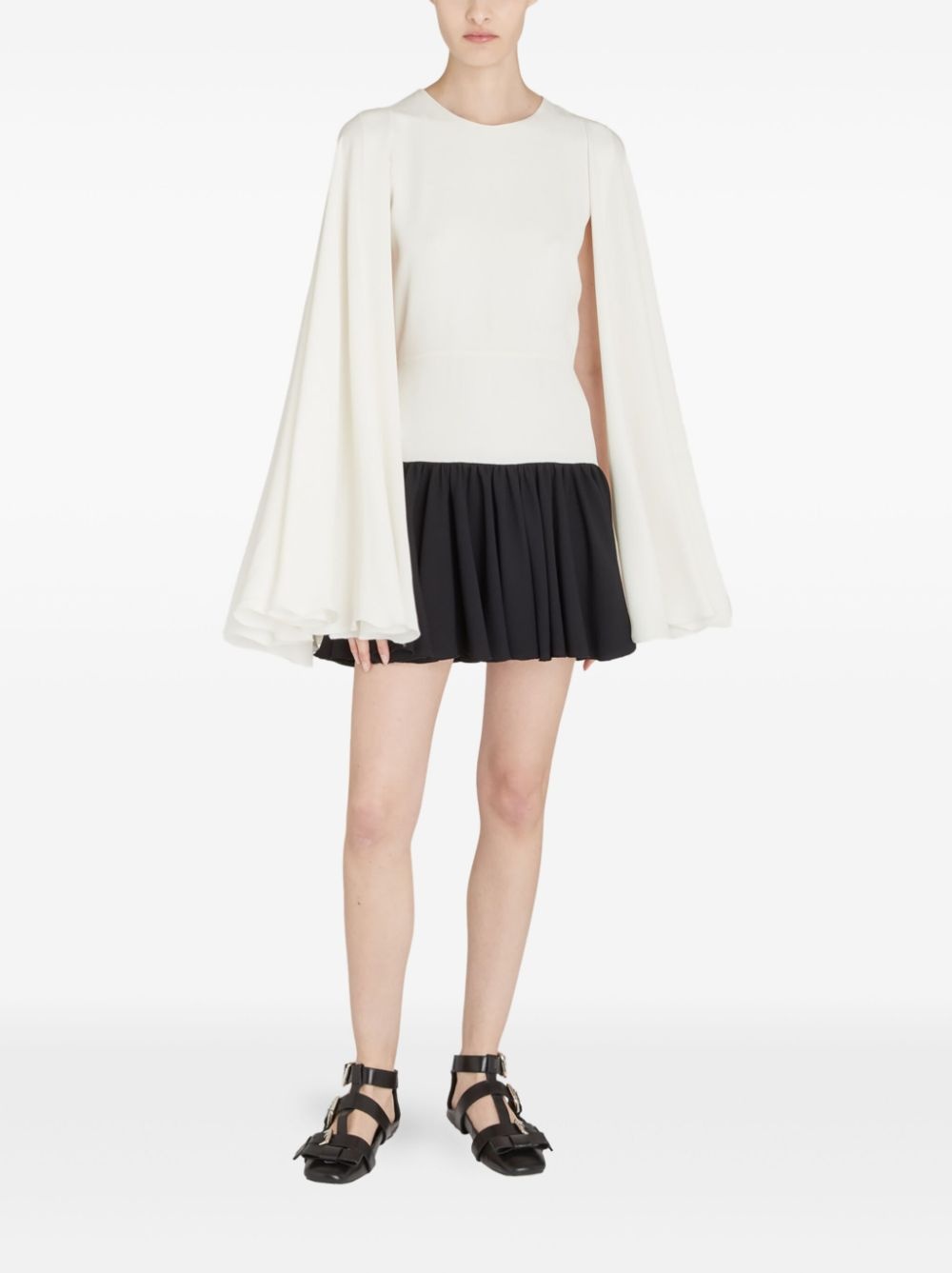 cape short dress - 7
