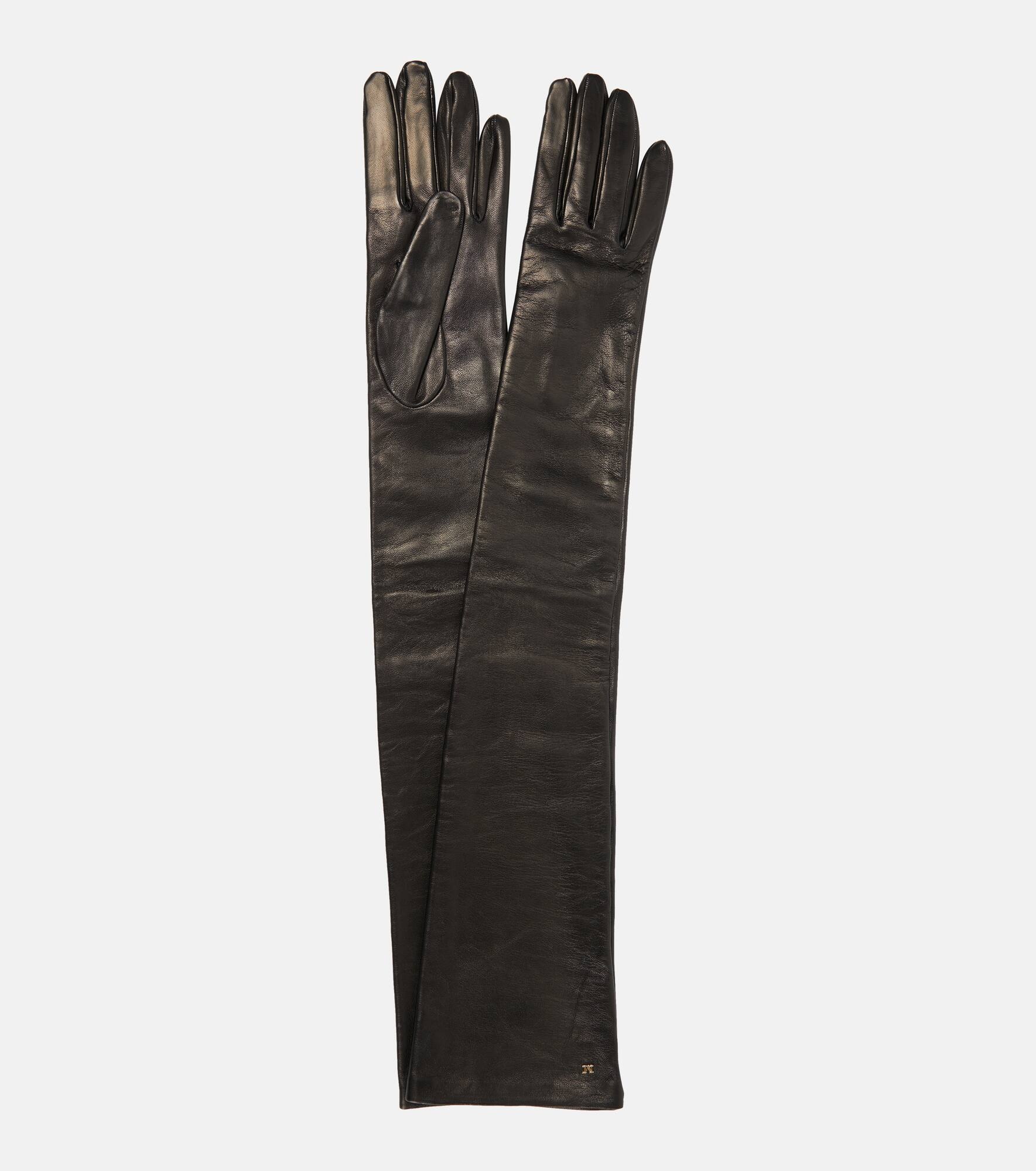 Amica long leather gloves - 1