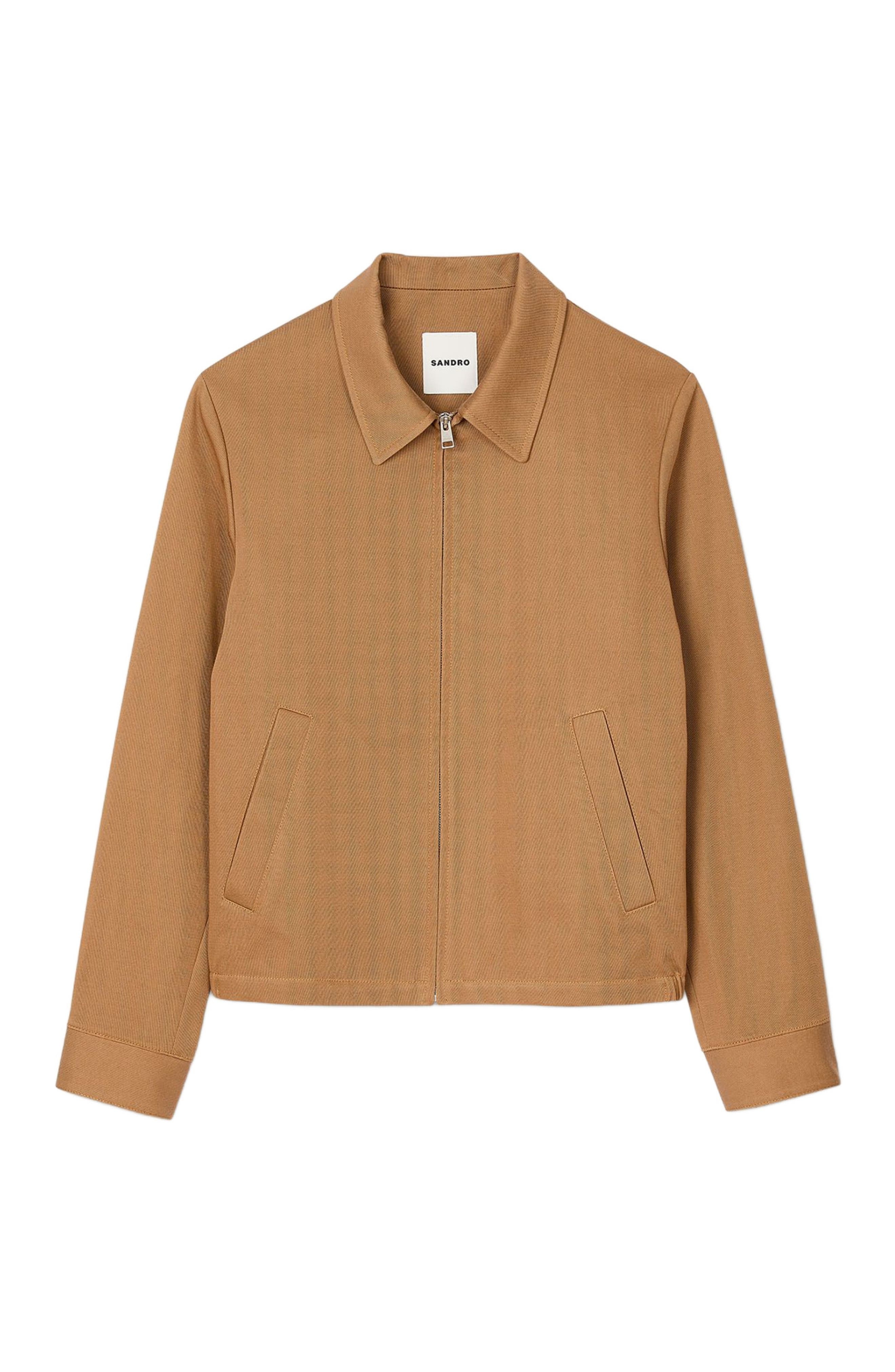 SANDRO Cotton jacket in Hazel at Nordstrom - 5