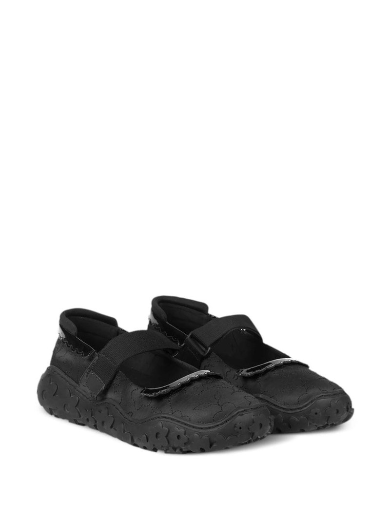 CECILIE BAHNSEN Octave floral-embroidered sneakers outlook