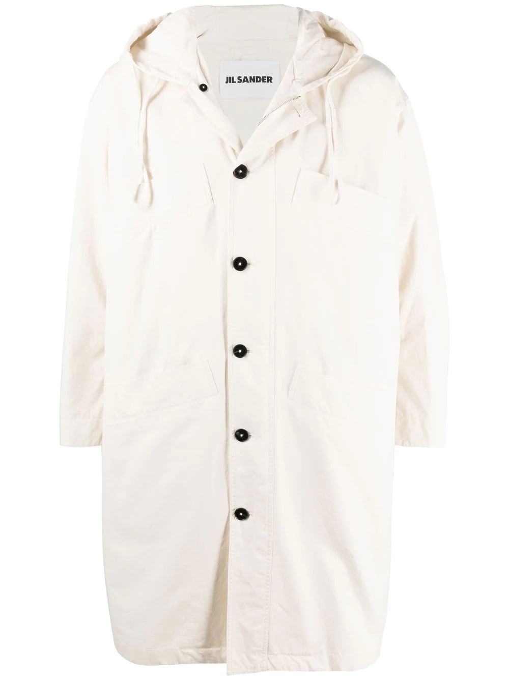 oversized hooded parka coat - 1