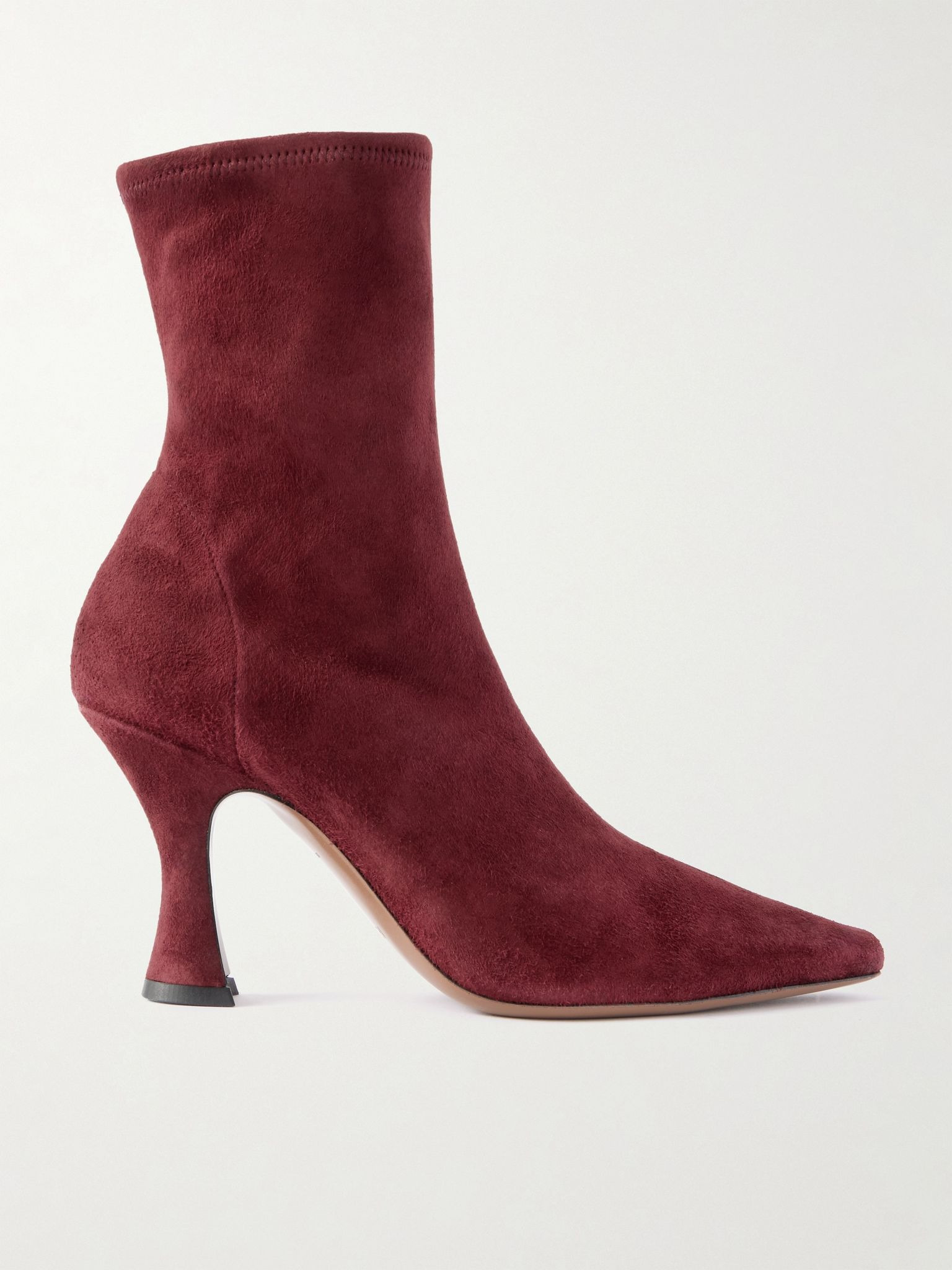 Ran suede ankle boots Burgundy - 1