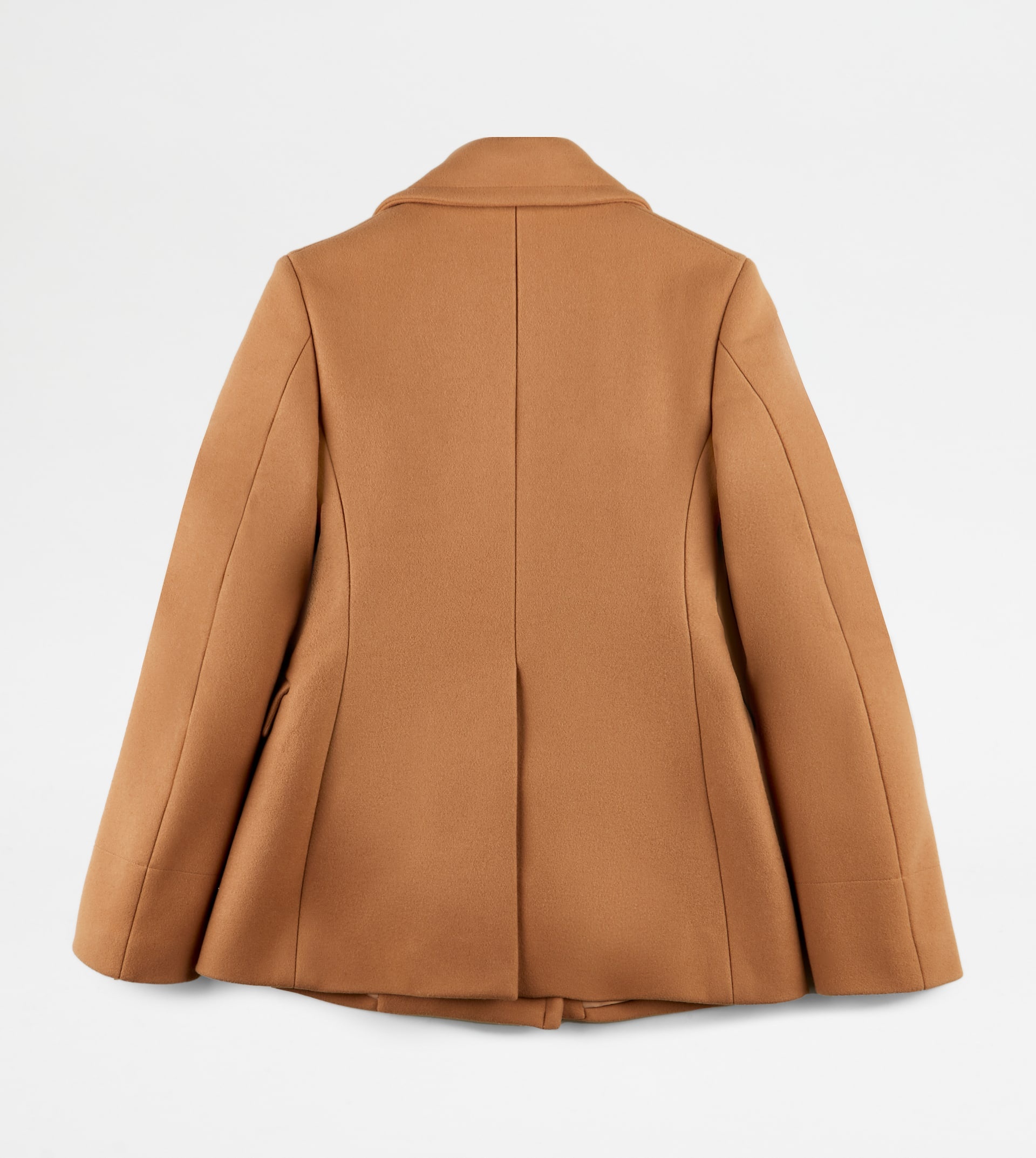 PEACOAT IN WOOL - BROWN - 8