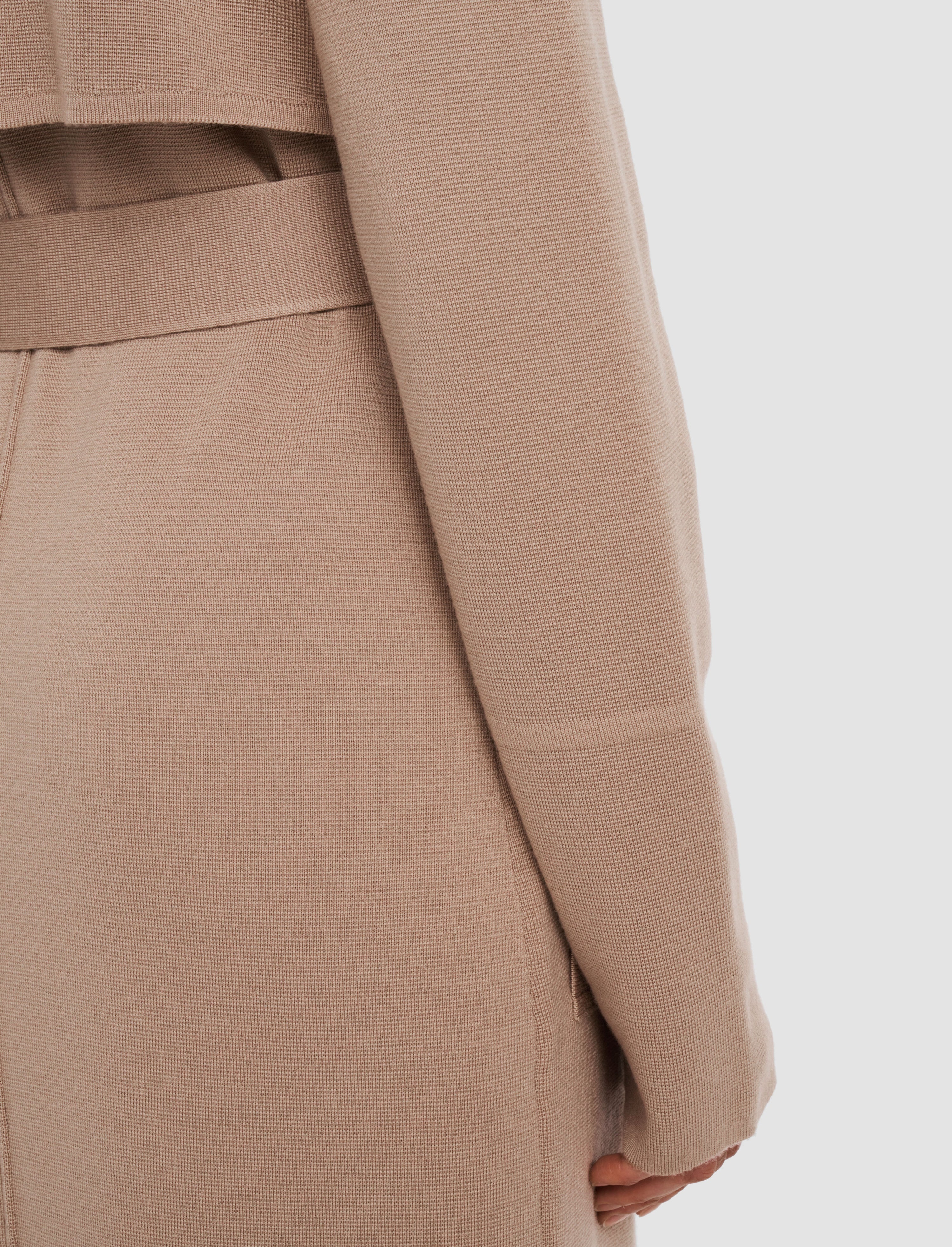 Milano Knitted Wool Coat - 7