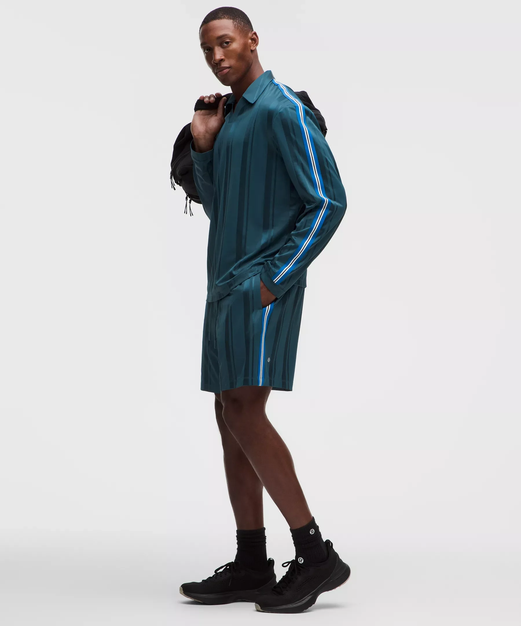 Knit Stripe Linerless Training Short 7" - 1