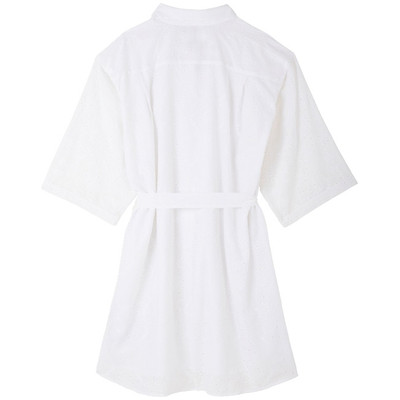 Vilebrequin Women Cotton Shirt Dress Broderies Anglaises outlook