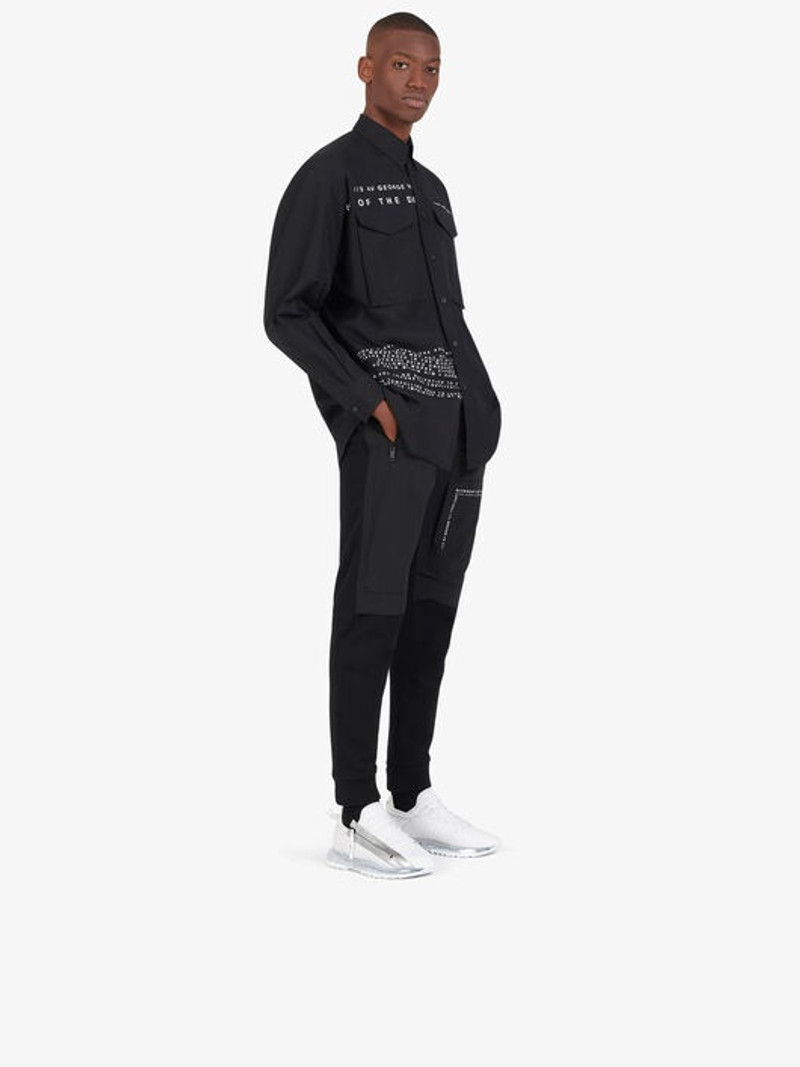 Givenchy GIVENCHY BI-MATERIAL JOGGER PANTS outlook