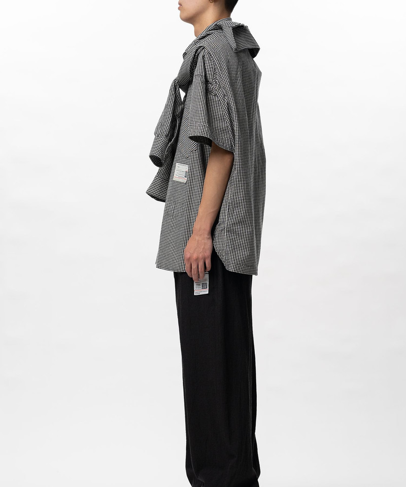 Sleeve Layered Check Shirt 5