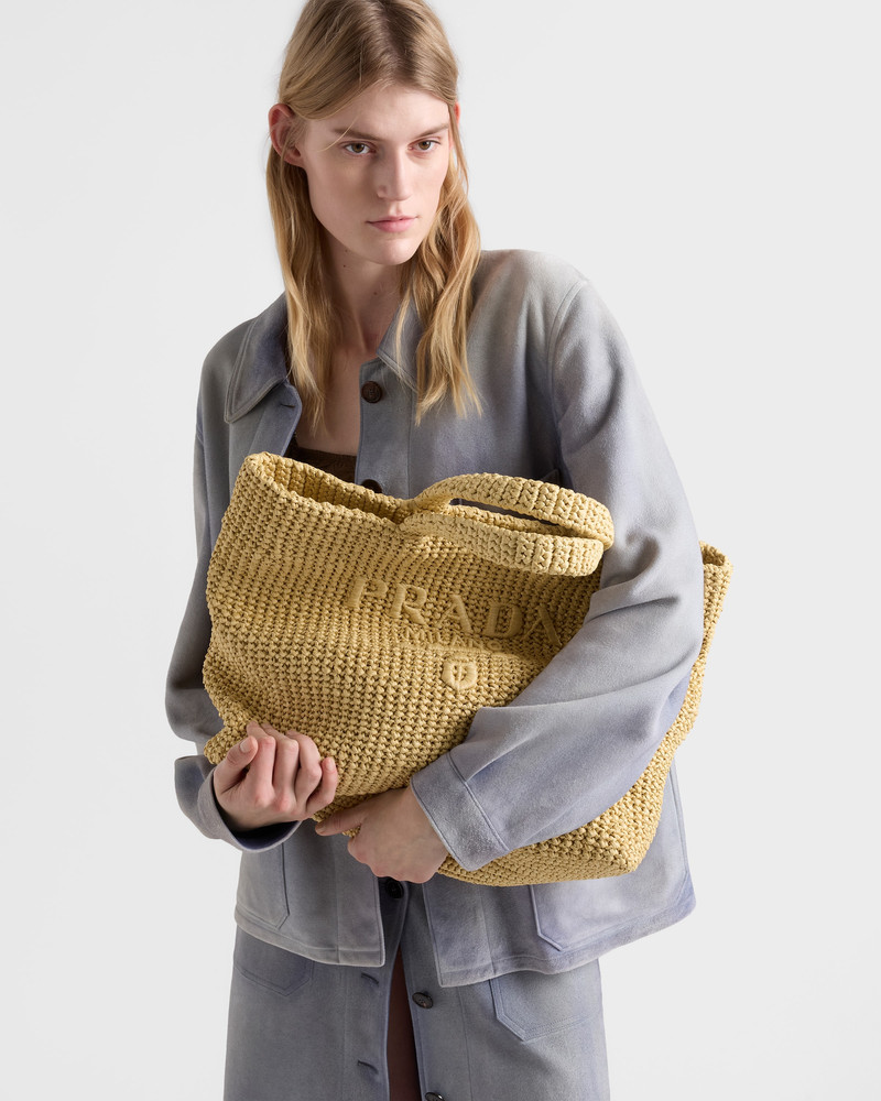 Prada Crochet tote bag outlook