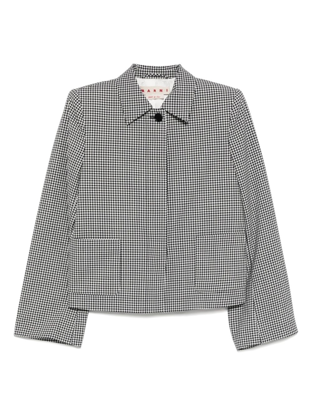 gingham jacket - 1