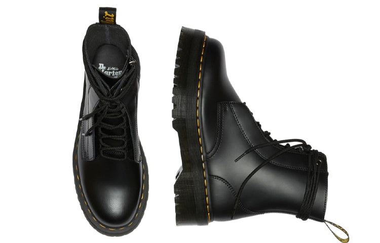 Dr. Martens Jarrick Smooth Leather Platform Boots 'Black' 27312001 - 4