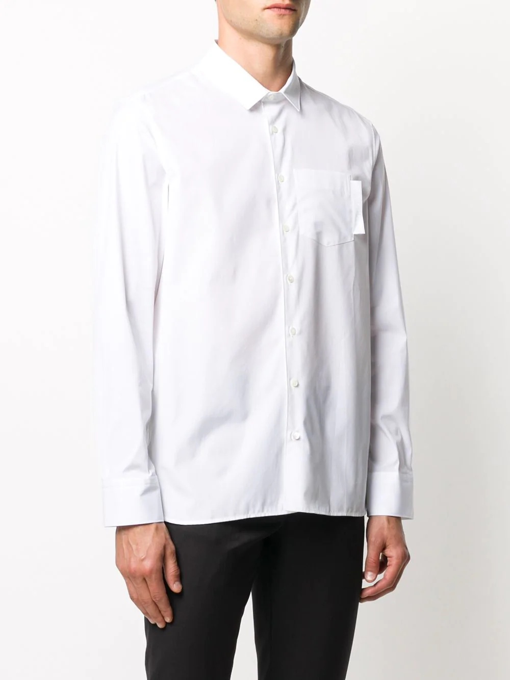 long sleeve poplin shirt - 3