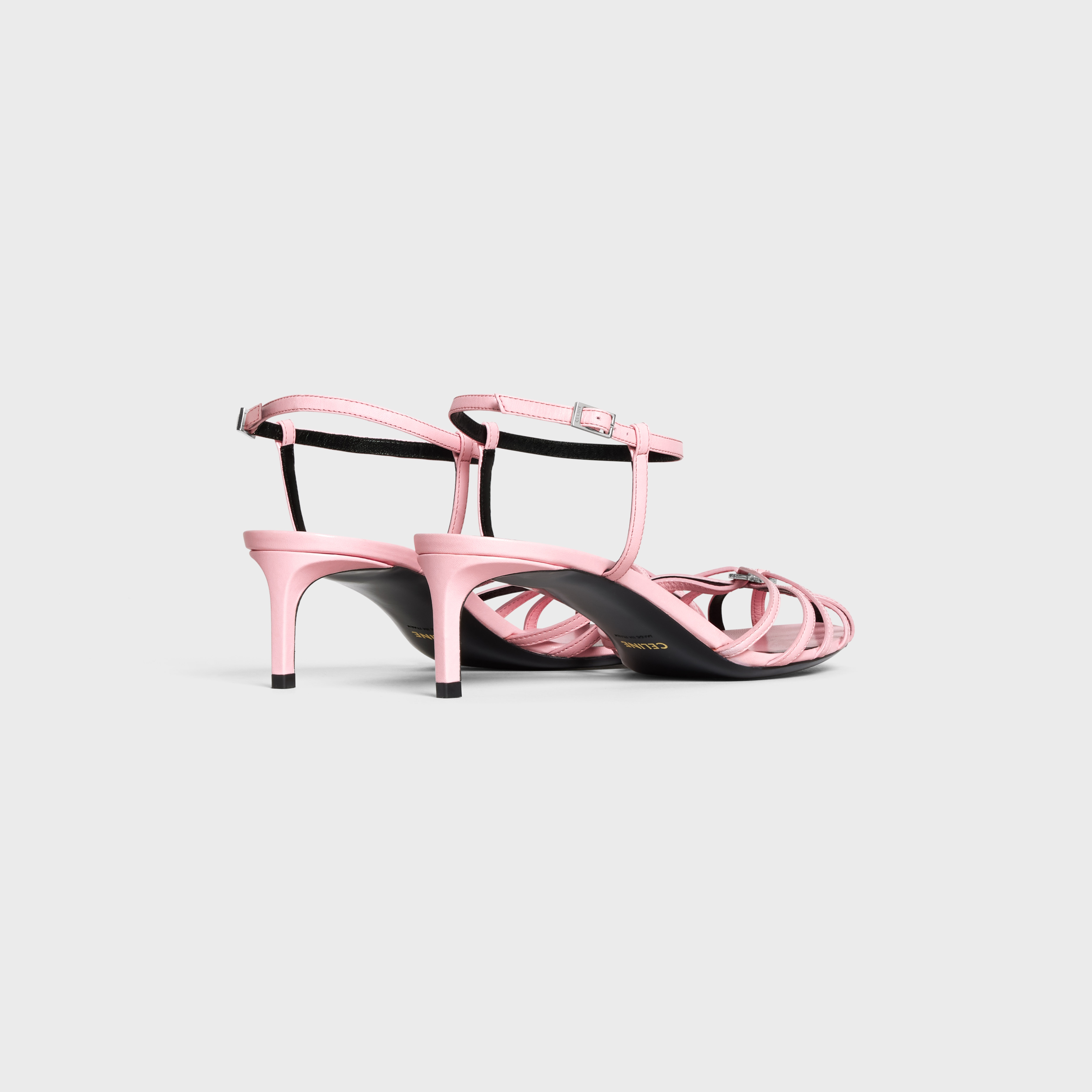 TRIOMPHE SANDAL in KIDSKIN SILVER FINISHING - 3