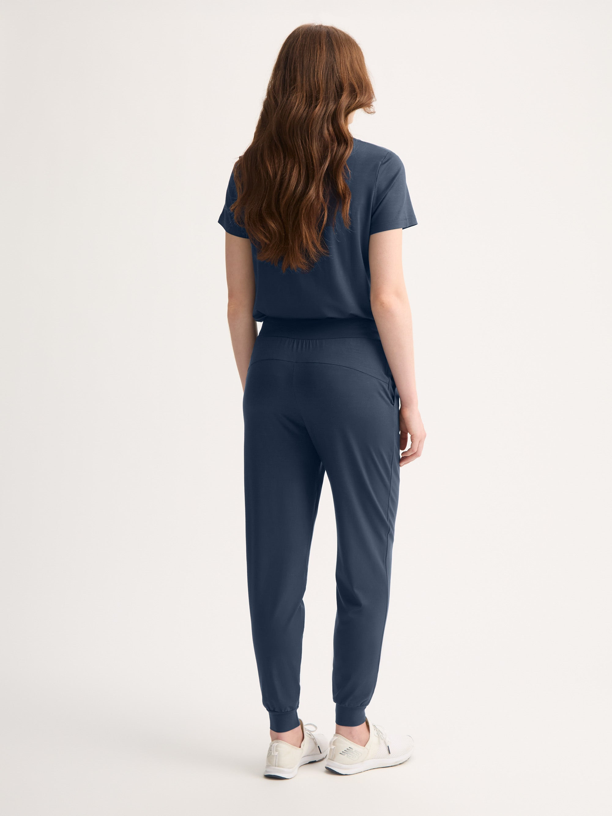 Women's Track Pants Basel Micro Modal Stretch Navy - 4