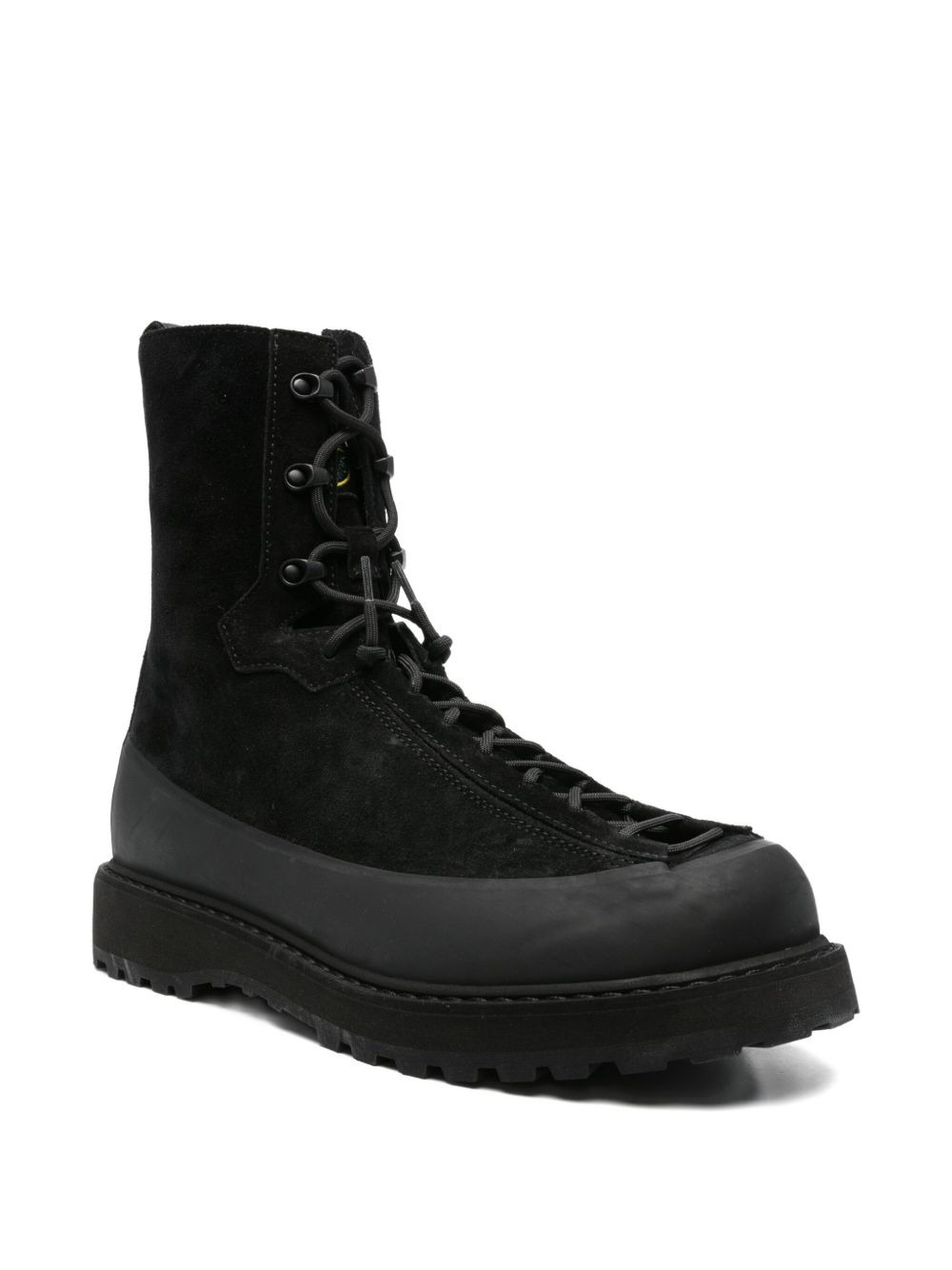 lace-up suede boots - 2