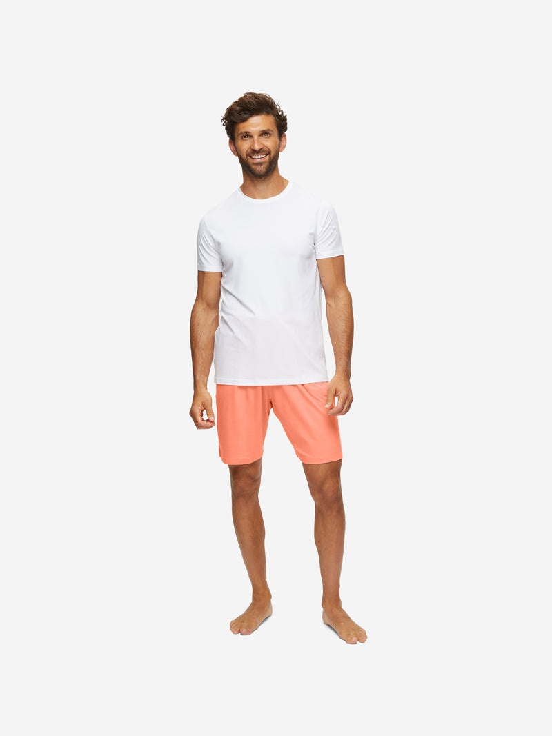 Men's Lounge Shorts Basel Micro Modal Stretch Orange - 3