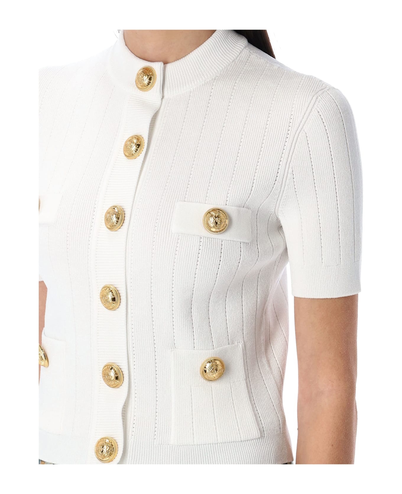 4-pocket Knitted Cardigan - 3