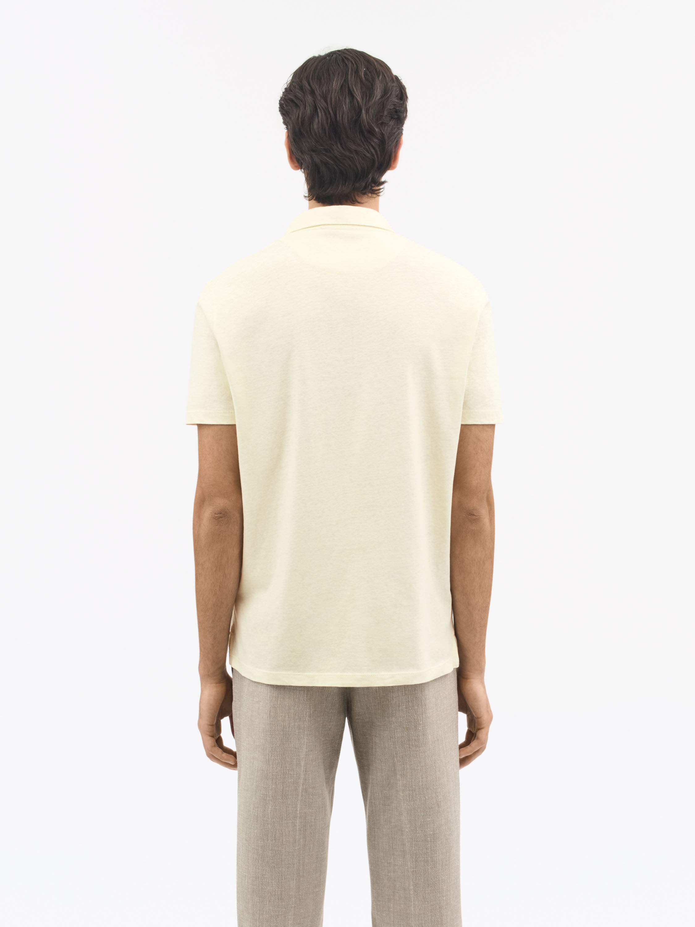 Ray Open-Neck Polo Shirt - 4