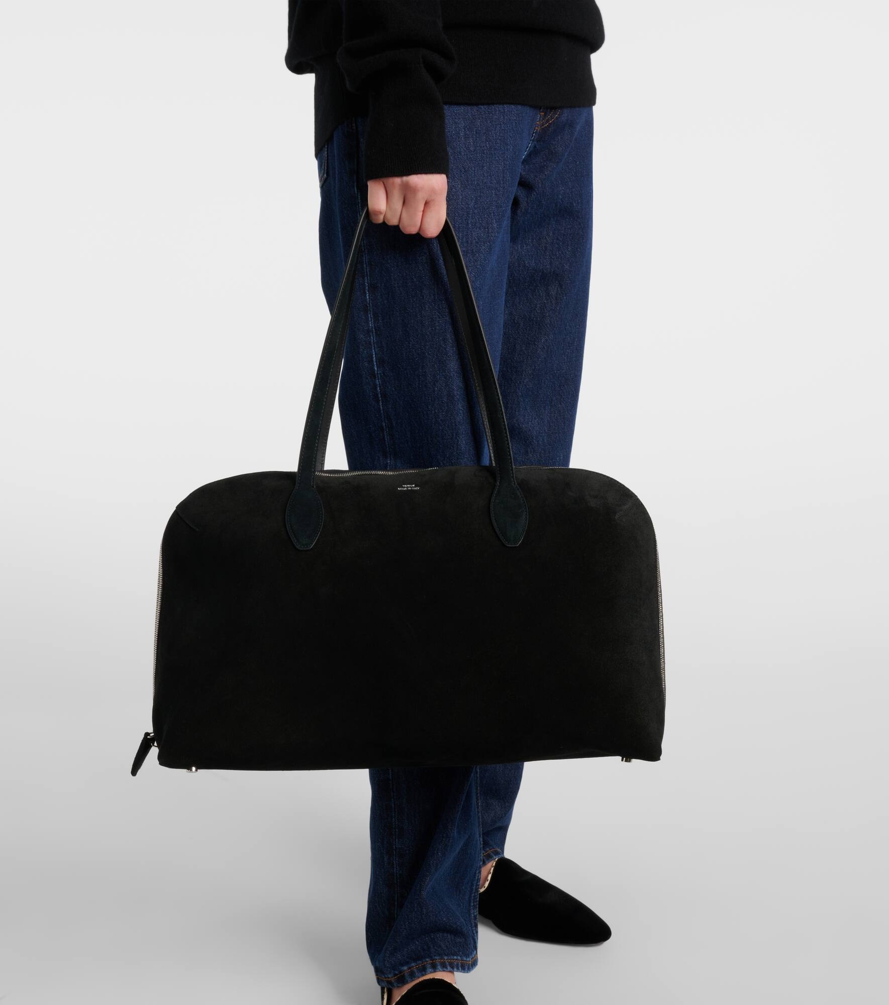 Suede tote bag - 2