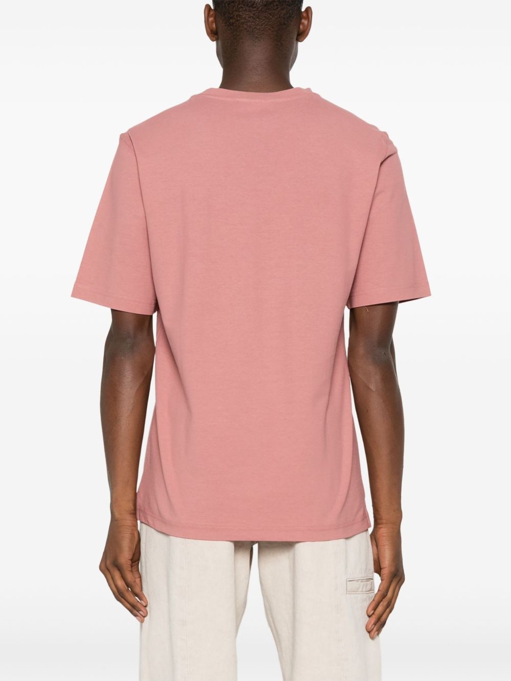 round-neck cotton T-shirt - 4