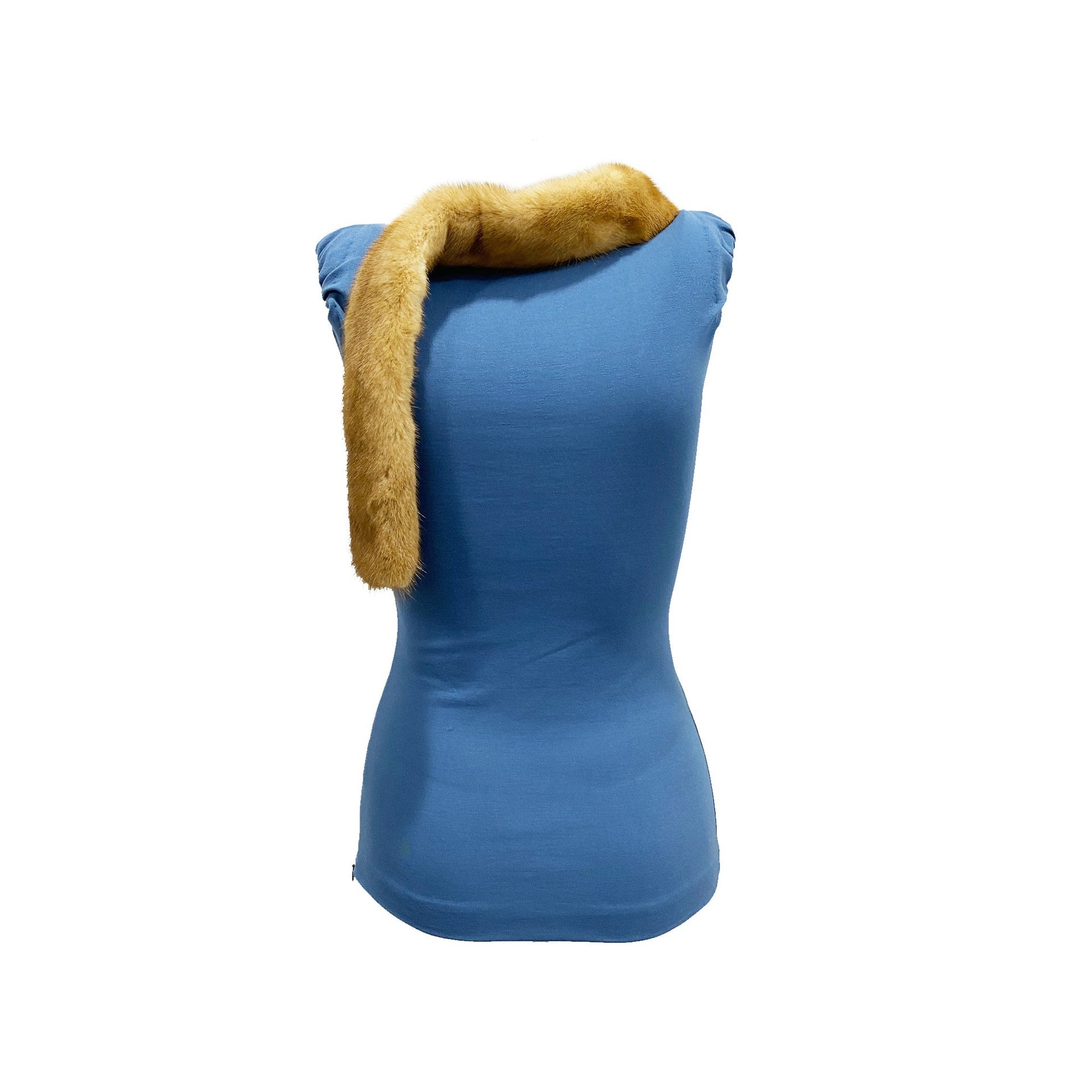 Dsquared2 Mink Collar Sleeveless Top Women - 2