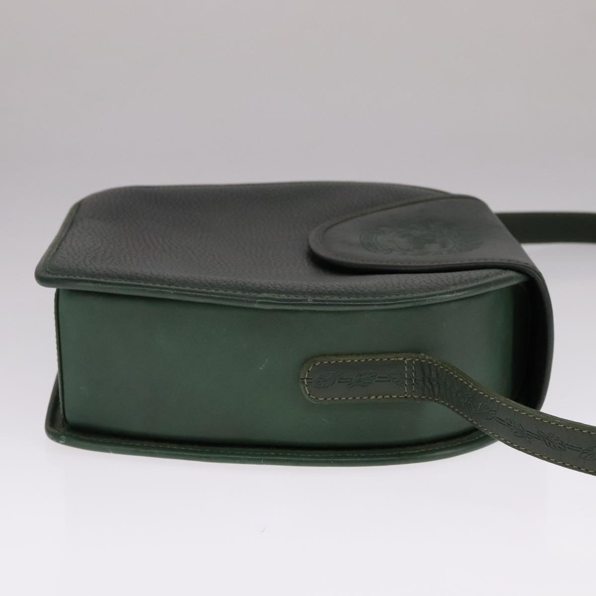 Burberry Shoulder Bag Leather Green - 5