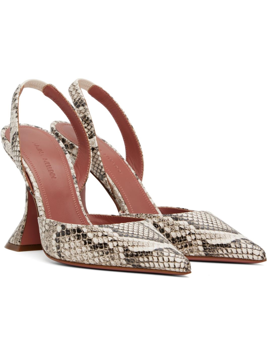 Khaki Holli Sling Heels - 4