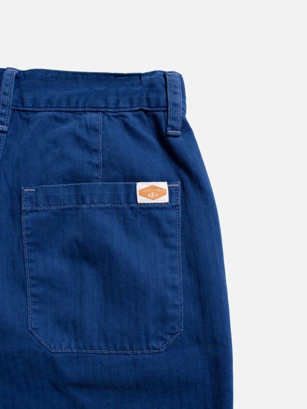 Wendy Herringbone Pants Blue - 7