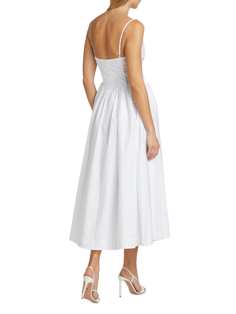 Women's Becker Princess Waist Midi-Dress - White 5
