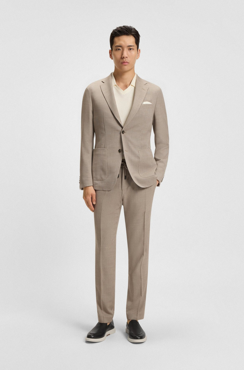 BOSS LEATHER LOAFERS WITH RUBBER OUTSOLE outlook