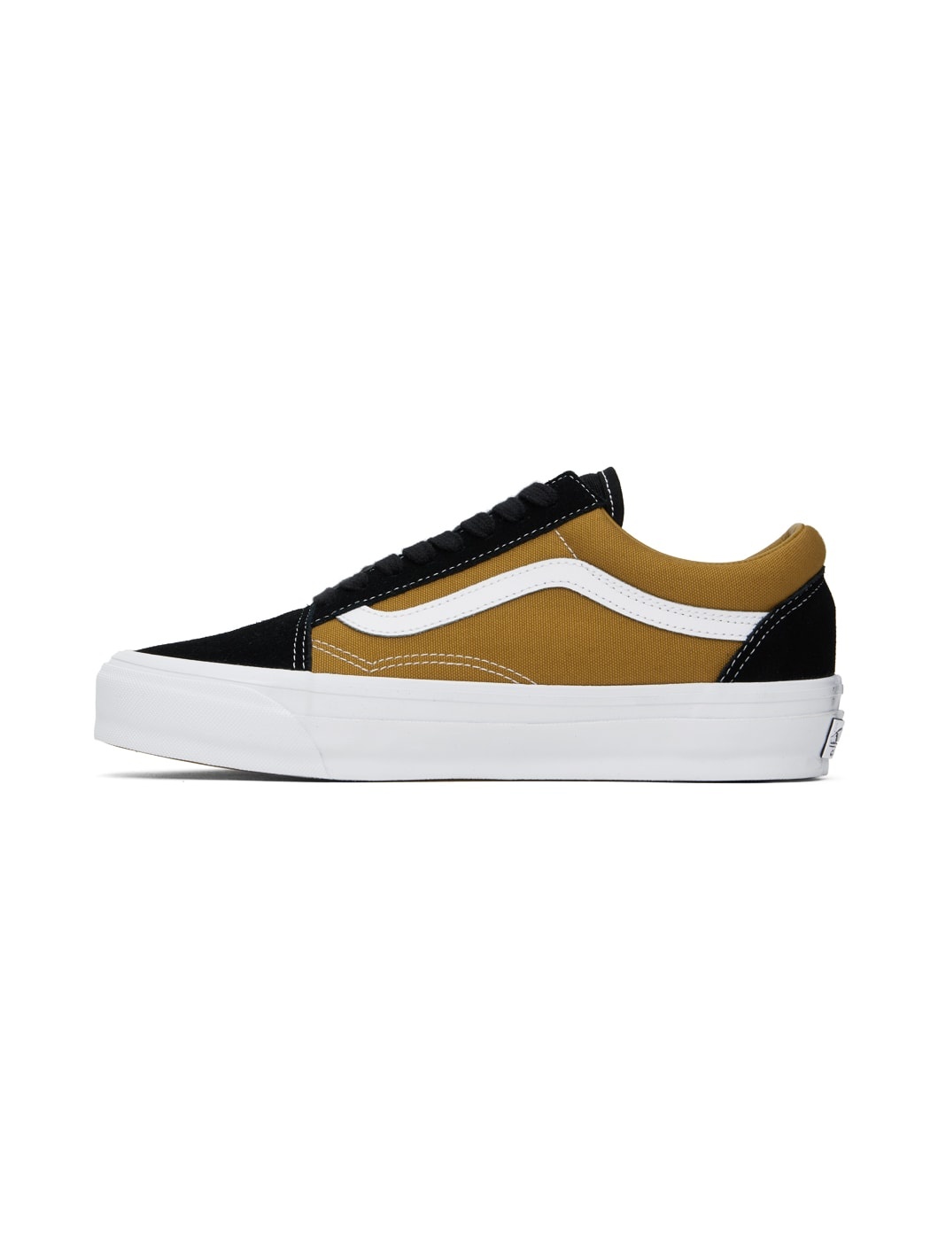 Black & Tan Old Skool Sneakers - 3