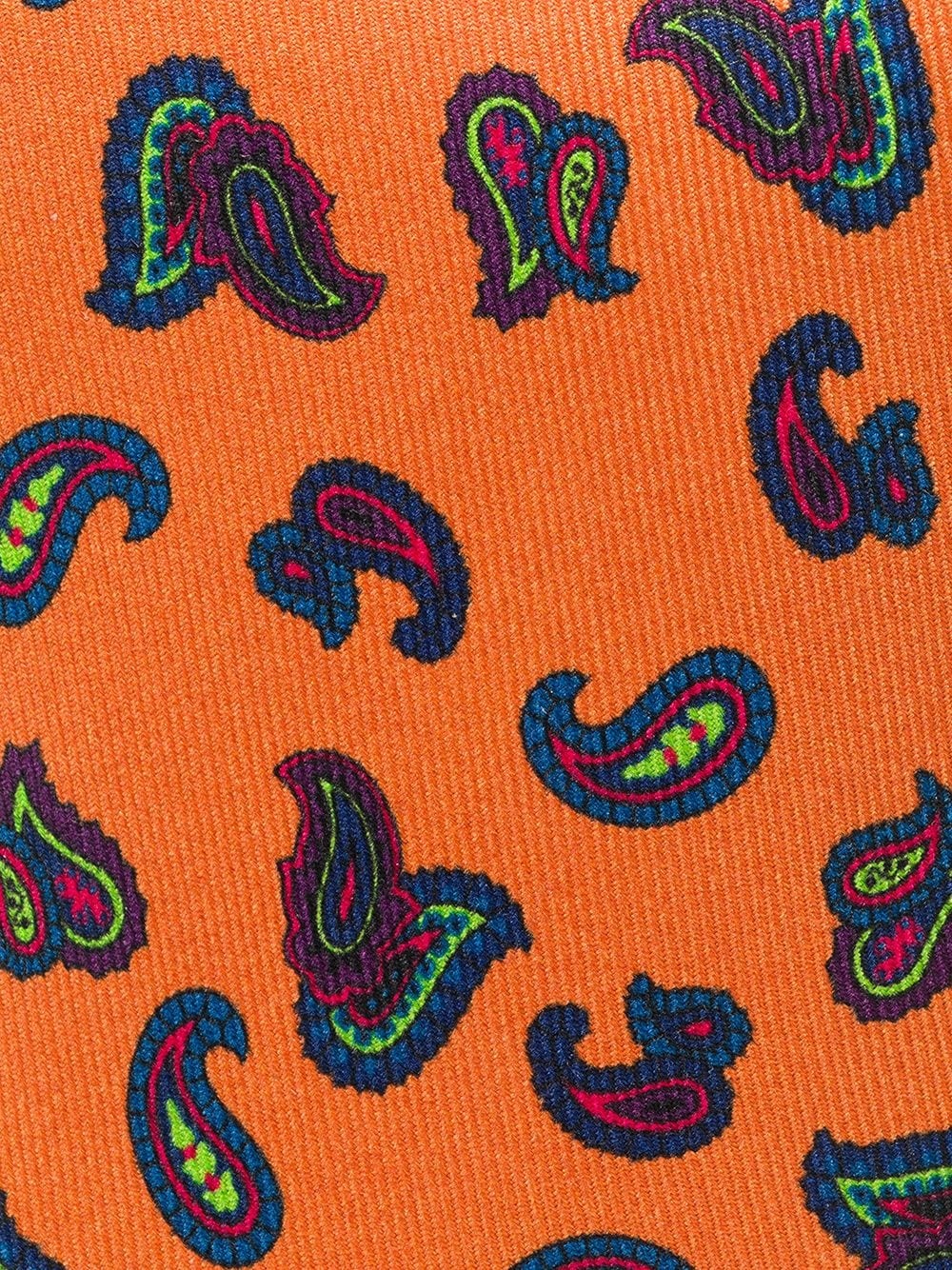 Micro Paisley Silk tie - 2