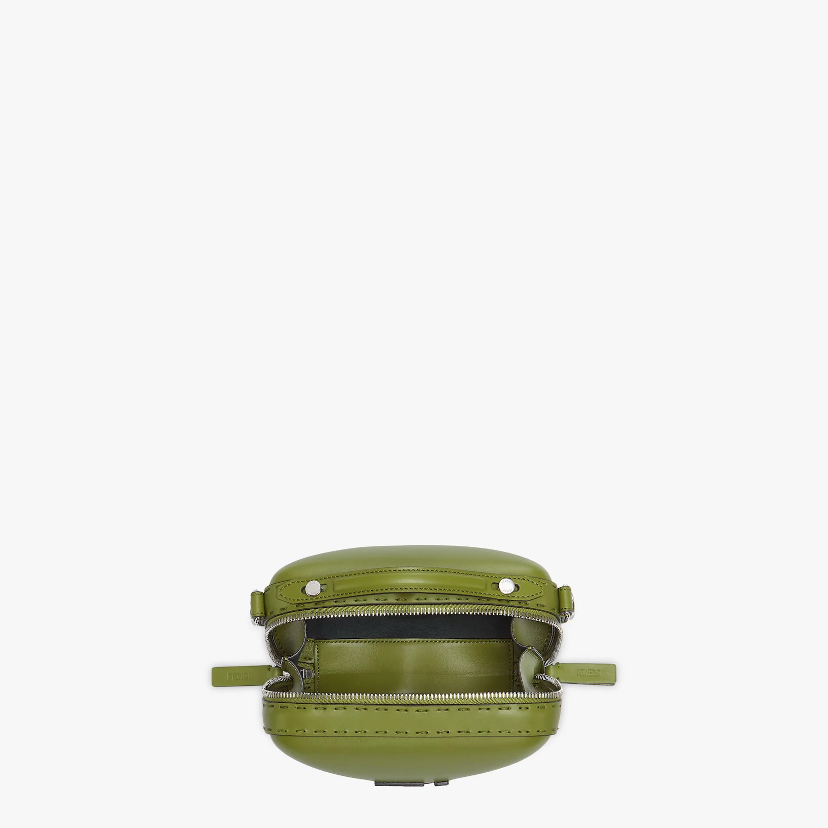Green leather mini-bag - 4