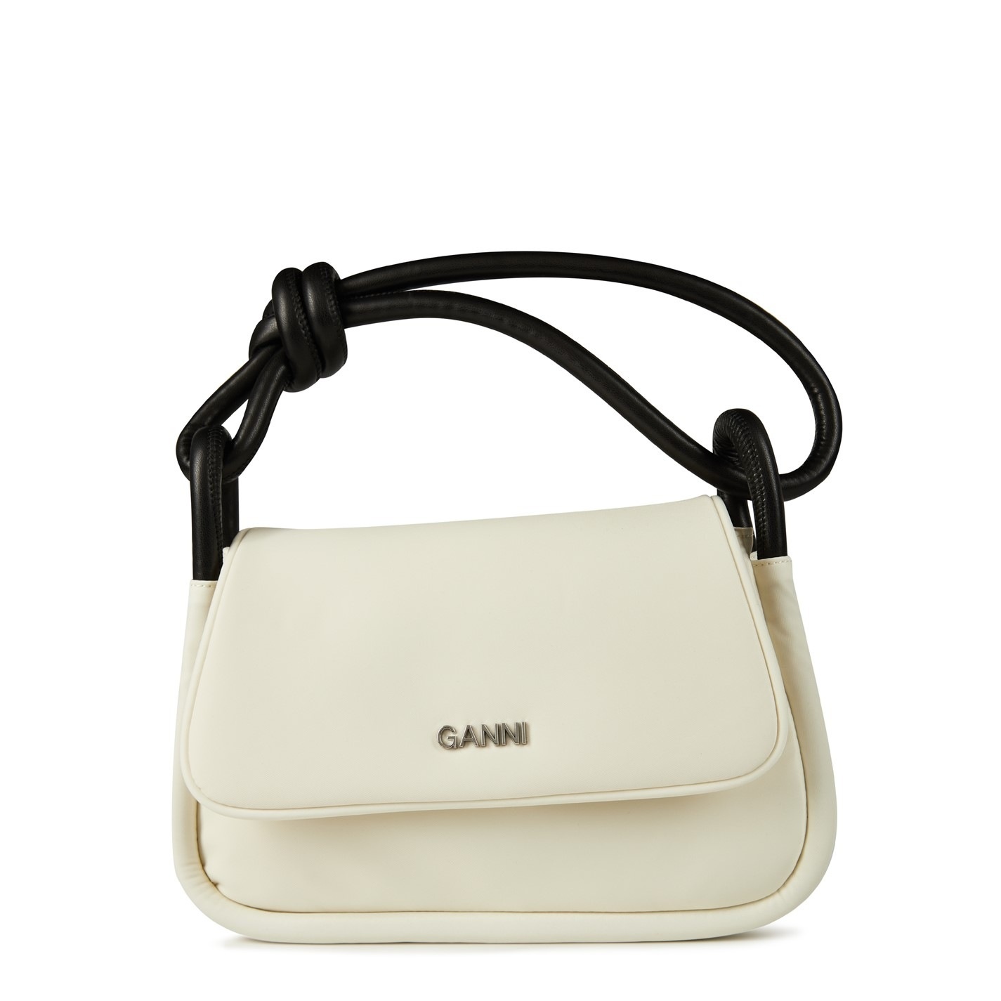 【Ganni】Knot Flapover Tote Bag GANNI GANNI KNOT FLAP OVER LD33 | cruisefashion | REVERSIBLE