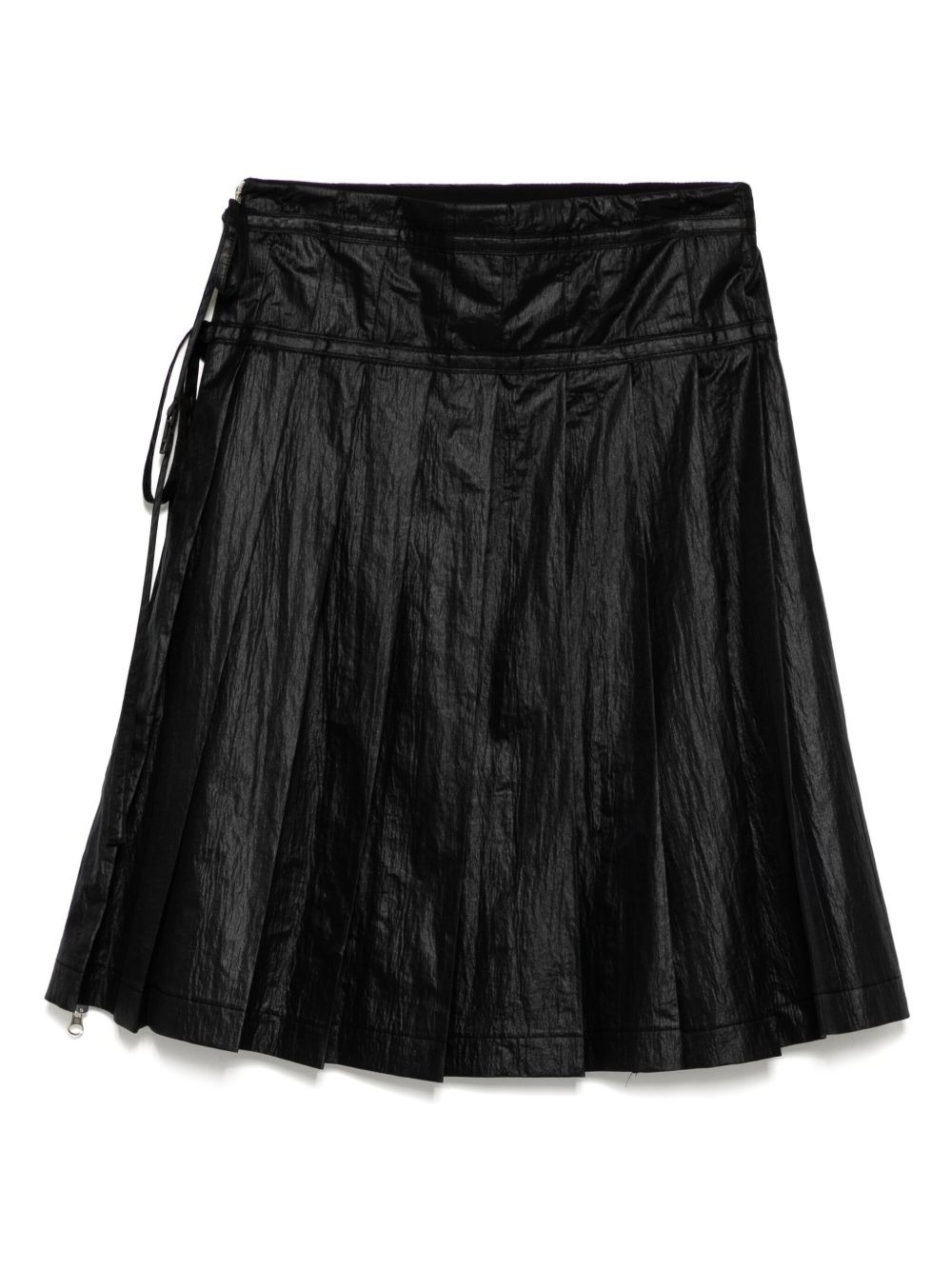 pleated zipper skirt - 2
