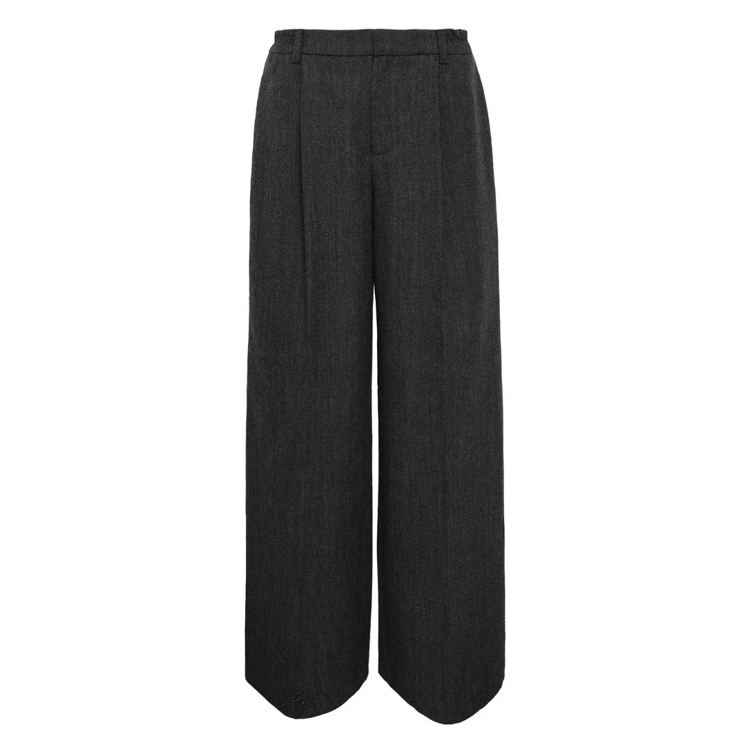 Heritage Wool Tailored Pants - 1