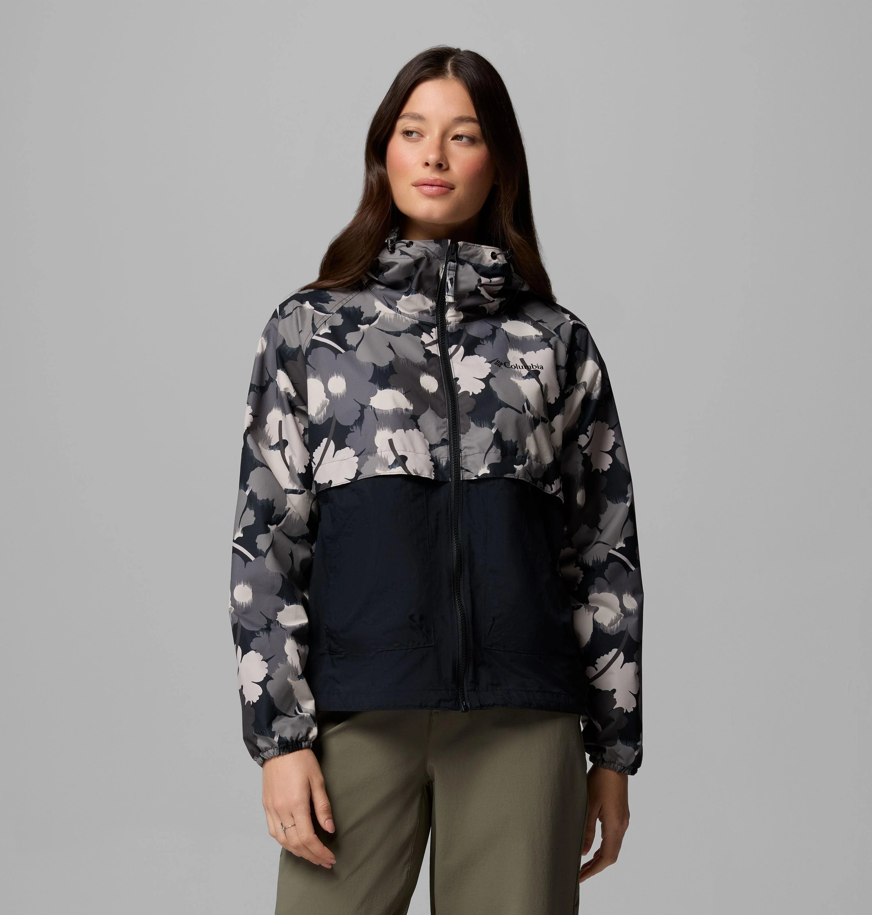 Women's Spire Valley Printed Windbreaker - 1