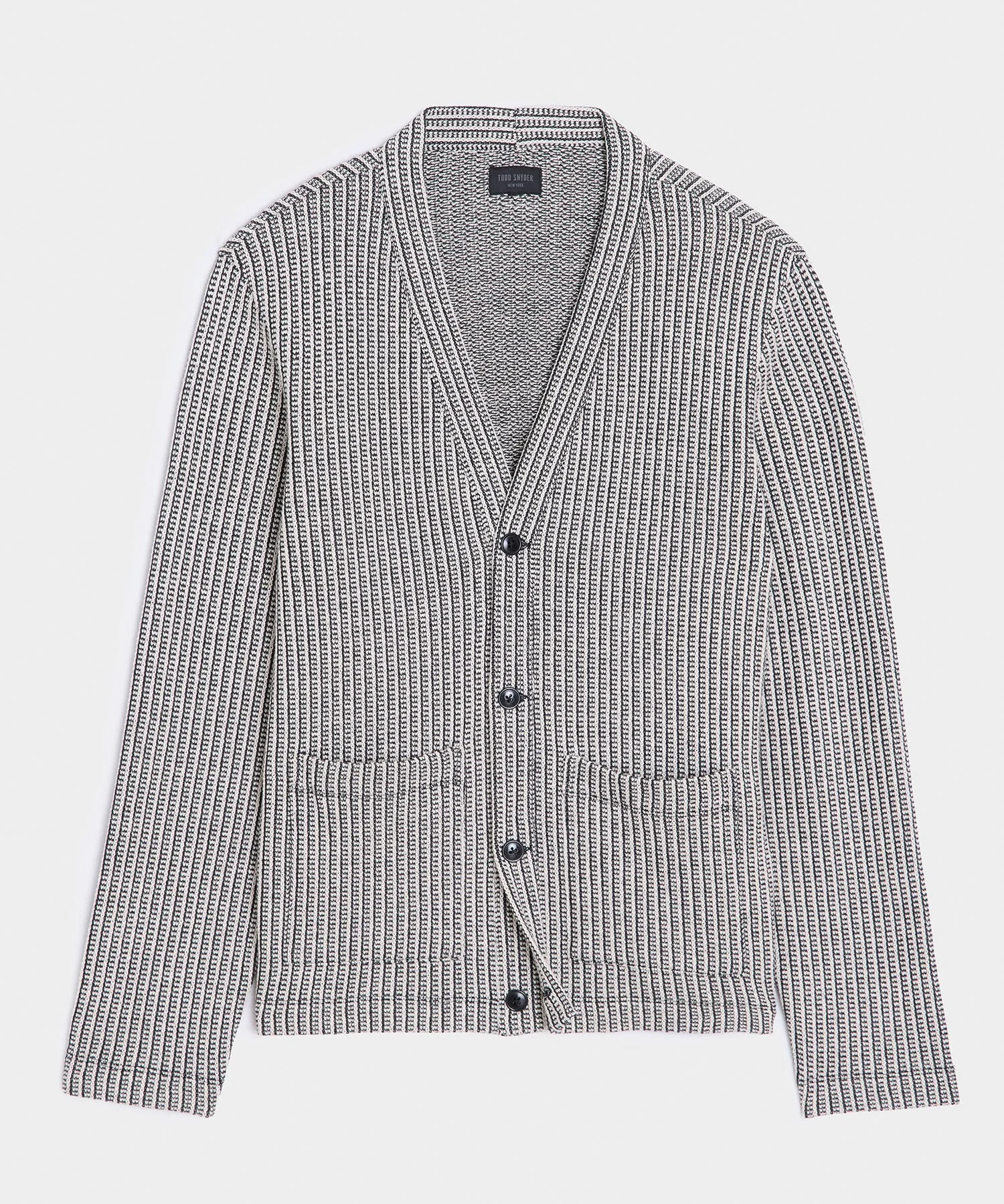 Ribbed Cotton Cardigan - 1